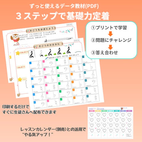 基本の記号をおぼえる！｜音楽プチドリル30No.23導入編【楽典～基本の記号５つ】