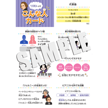 音楽の世界が広がる 音楽家あそび教材セット｜リスト