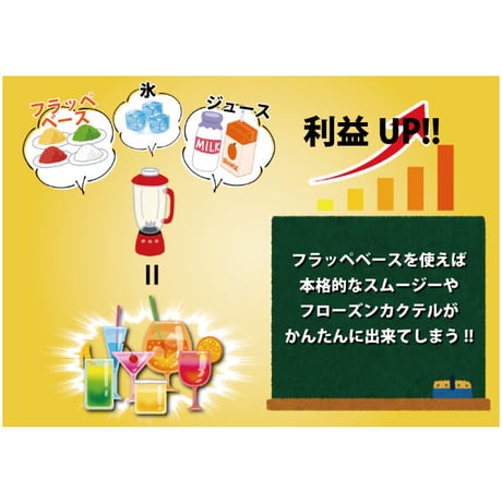 ハンディモンブラン&スムージー用　チョコレートフラッペベース