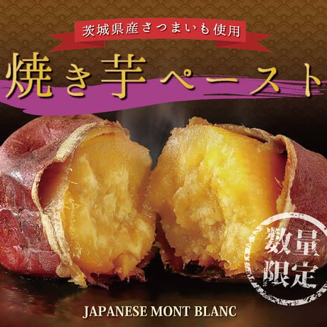 １mm モンブラン専用　(茨城県産)焼き芋ペースト(1kg)  ５個セット