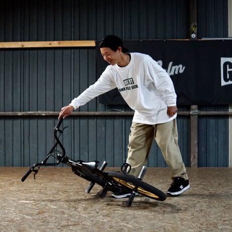 【長袖Tシャツ】GETIT BMX FLAT SCHOOL シルクスクリーン プリント