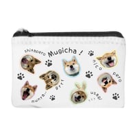 【舌ぺろ】柴犬むぎ茶 コインケース