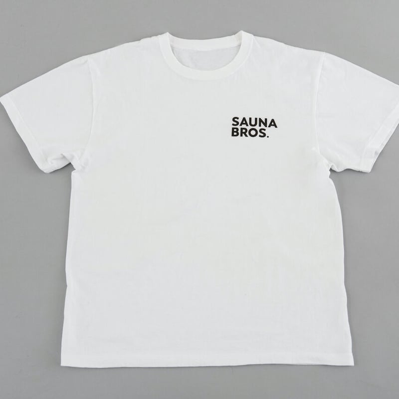SAUNA BROS.ロゴTシャツ（白） | SAUNA BROS.