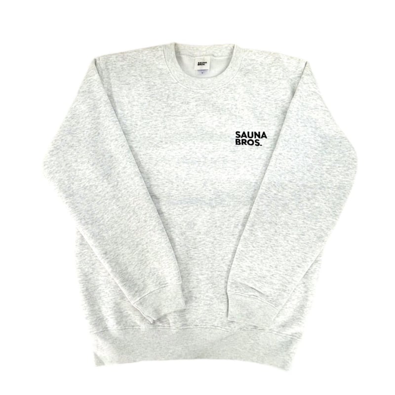 SAUNA BROS.裏起毛ロゴスウェット（アッシュ） | SAUNA BROS.
