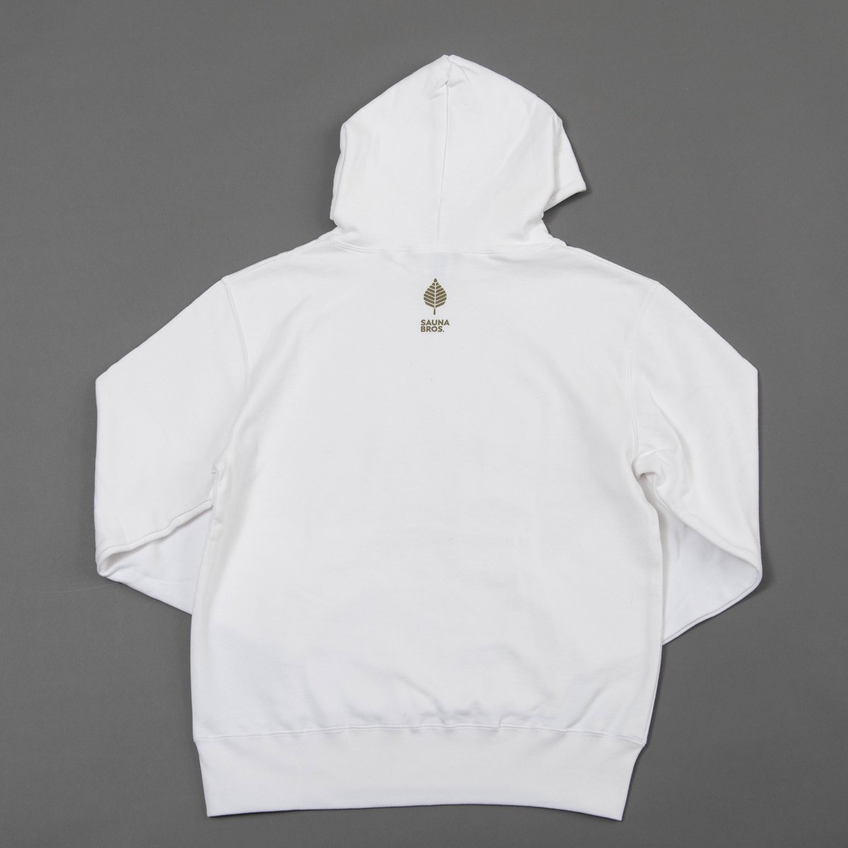 くるりんピースくんスウェットプルパーカー（ホワイト） | SAUNA BROS.