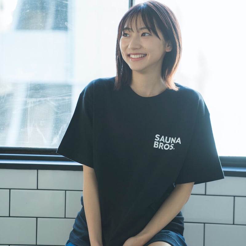 SAUNA BROS.ロゴTシャツ（黒） | SAUNA BROS.