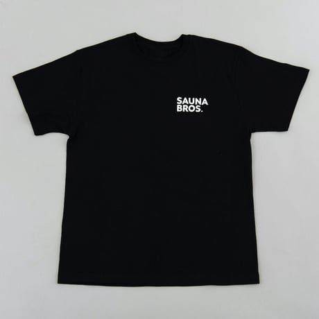SAUNA BROS.ロゴTシャツ（黒）