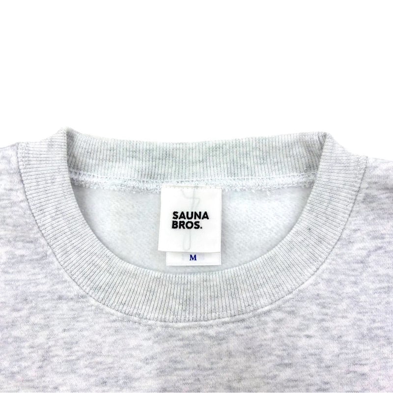 SAUNA BROS.裏起毛ロゴスウェット（アッシュ） | SAUNA BROS.