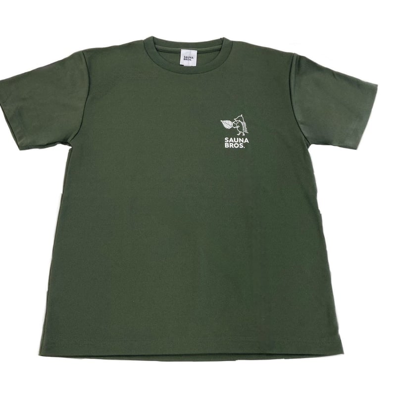 サラッとピースくんドライTシャツ（ディープフォレスト） | SAUNA BROS.