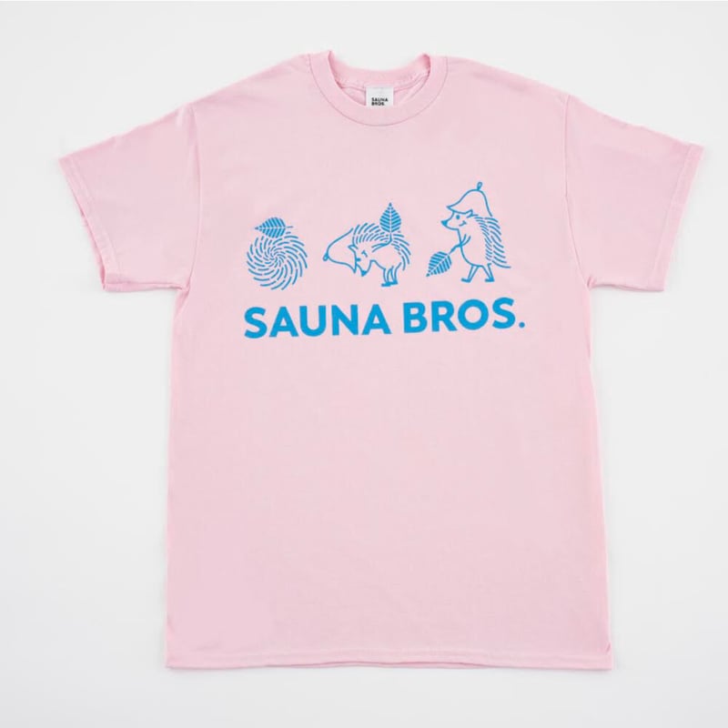 ちゃりんくる　ピングー くるりんピースくんTシャツ（ライトピンク） | SAUNA BROS.