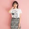 でかでかピースくんTシャツ(白)