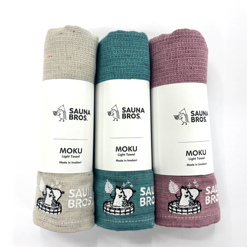 MOKUMOKU吸ってMOKUMOKU乾く！ピースくんタオル3 | SAUNA BROS.