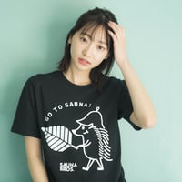 でかでかピースくんTシャツ（黒）