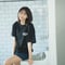 SAUNA BROS.ロゴTシャツ(黒)