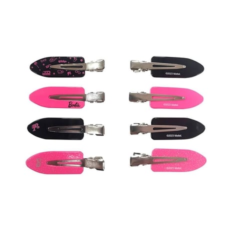 Barbie バービー　ヘアピン４個入　黒＆ピンク　日本未入荷　希少　輸入品