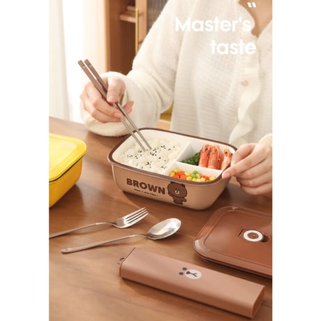 ■受注発注商品　LINE FRIENDS　 陶器お弁当箱　グラタン皿　ランチボックス