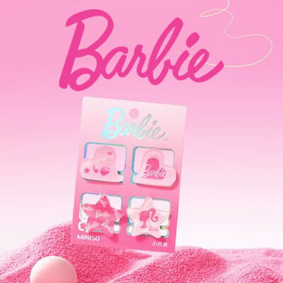 Barbie バービー　ヘアピン４個入　ハートクリップ　日本未入荷　希少　輸入品