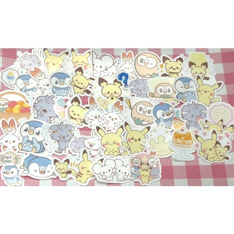 40枚　ポケモン１　防水シール