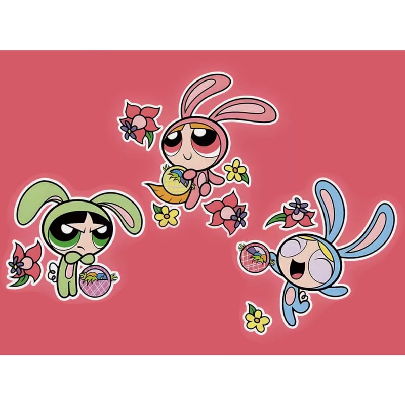 転写シール パワパフ ブロッサム バブルス バターカップ 防水