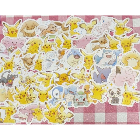 40枚　ポケモン３　防水シール