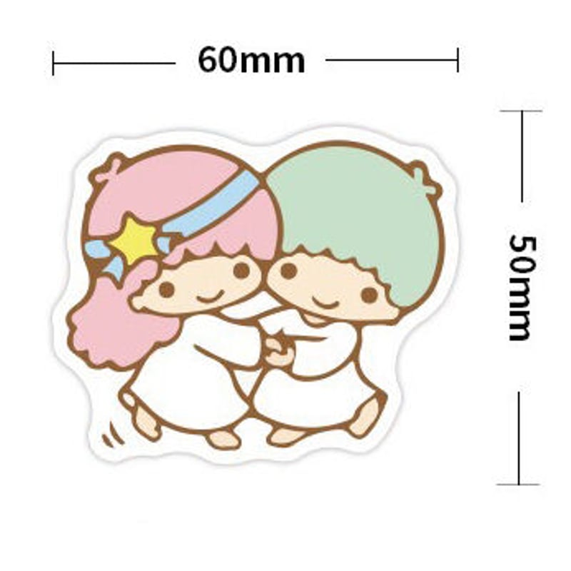 100枚 キキララF サンリオ 防水ステッカー シール | aboo