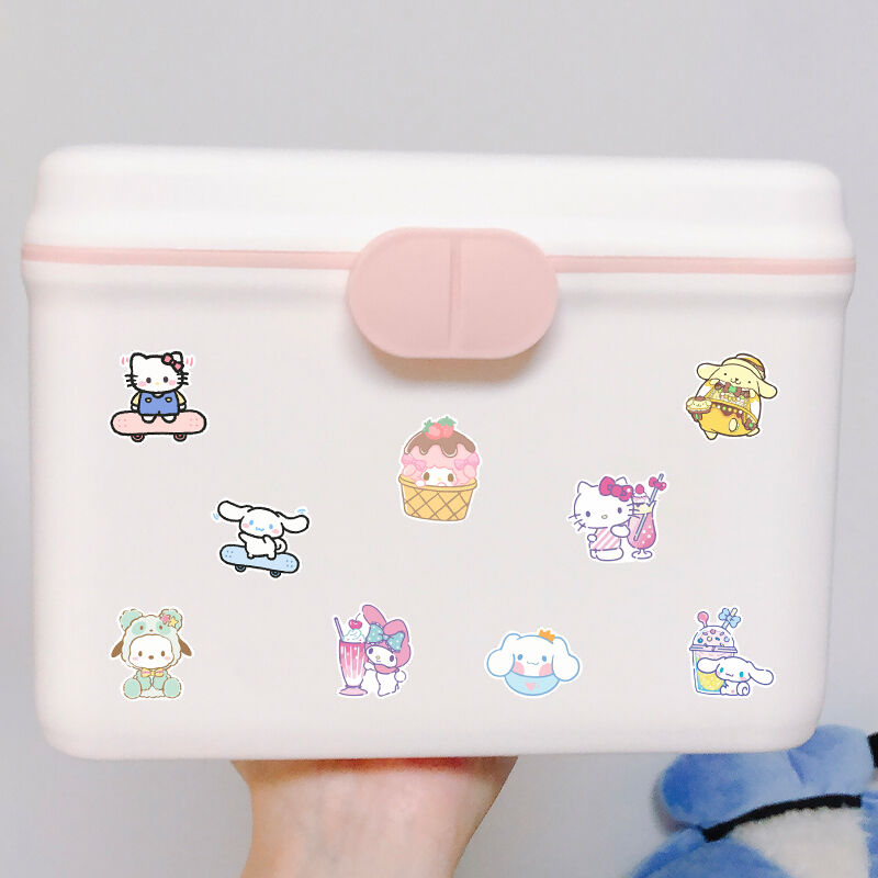 54枚 らくがきサンリオキャラクターズA 防水ステッカー シール | aboo