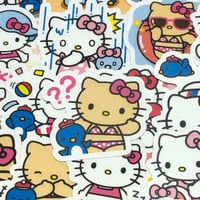 24枚　キティ　ガングロキティ　サンリオ　防水シール