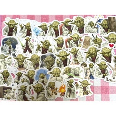 38枚　スターウォーズ　ヨーダ　防水シール