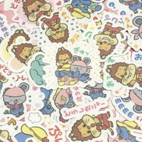 40枚　にこにこぷん　防水シール