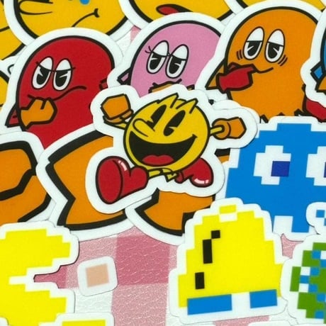 ★24枚～40枚　パックマン　PACMAN　防水シール