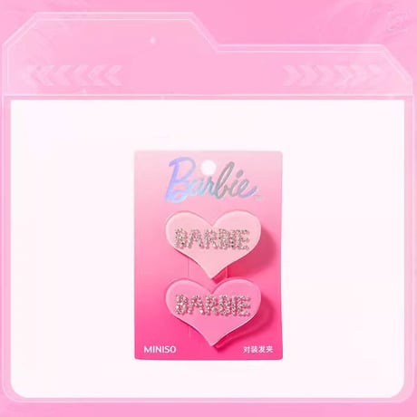 Barbie バービー　ヘアピン２個入　ハートピン　日本未入荷　希少　輸入品