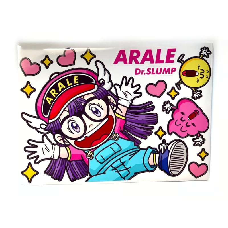 転写シール アラレちゃん②左 A4サイズ 防水ステッカー シール | aboo