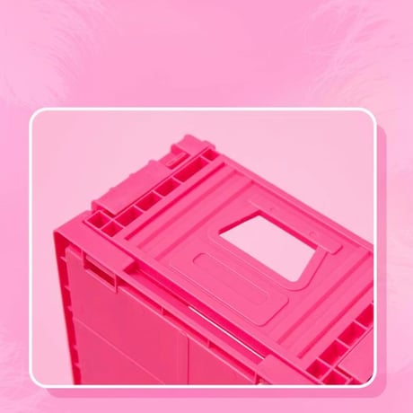 Barbie バービー　重ね置き可能　折りたたみコンテナ　収納ボックス　日本未入荷　希少　輸入品