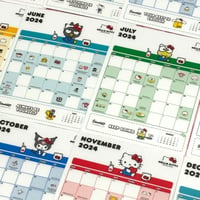 13枚　サンリオ　カレンダー風シール　防水シール