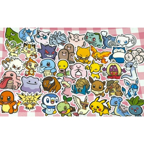 40枚　ポケモン７　防水シール