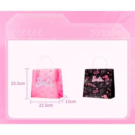 Barbie バービー　ギフトバッグ　PP袋　ショッパー　透明バッグ　日本未入荷　希少　輸入品
