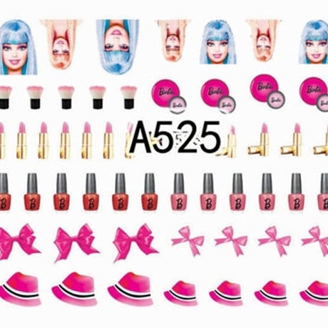 Barbie★A525　バービー　ネイルシール　ウォーターネイルシール