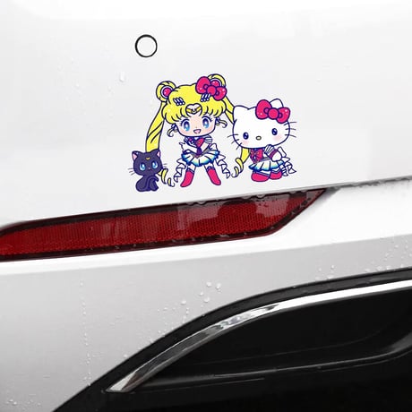 セーラームーン×サンリオ　転写シール　防水ステッカー
