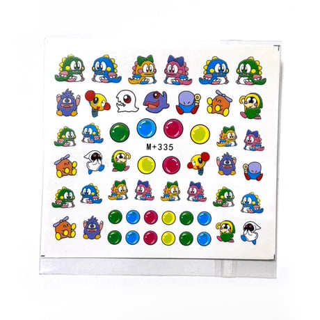 パズルボブル★M335　ウォーターネイルシール　ネイルステッカー