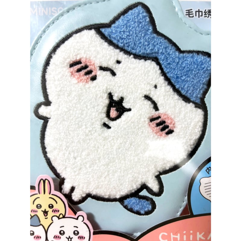 ちいかわ × MINISO タオル刺繍メモ帳 うさぎ ハチワレ 海外限定