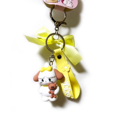 mikko　ミッコ　キーホルダー　ムース　ラテ　スフレ　キャミー　日本未発売　海外輸入品
