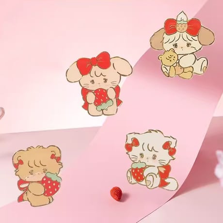 mikko　ミッコ　ピンズ　ピンバッジ　ムース　ラテ　スフレ　キャミー　日本未発売　海外輸入品