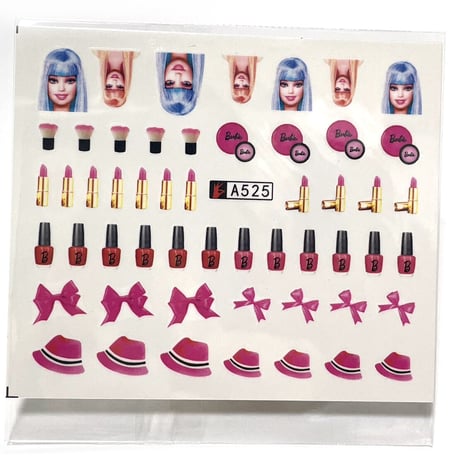 Barbie★A525　バービー　ネイルシール　ウォーターネイルシール