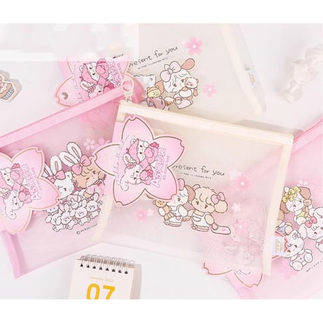 mikko ミッコ　A5　メッシュポーチ　メイク入れ　日本未発売品