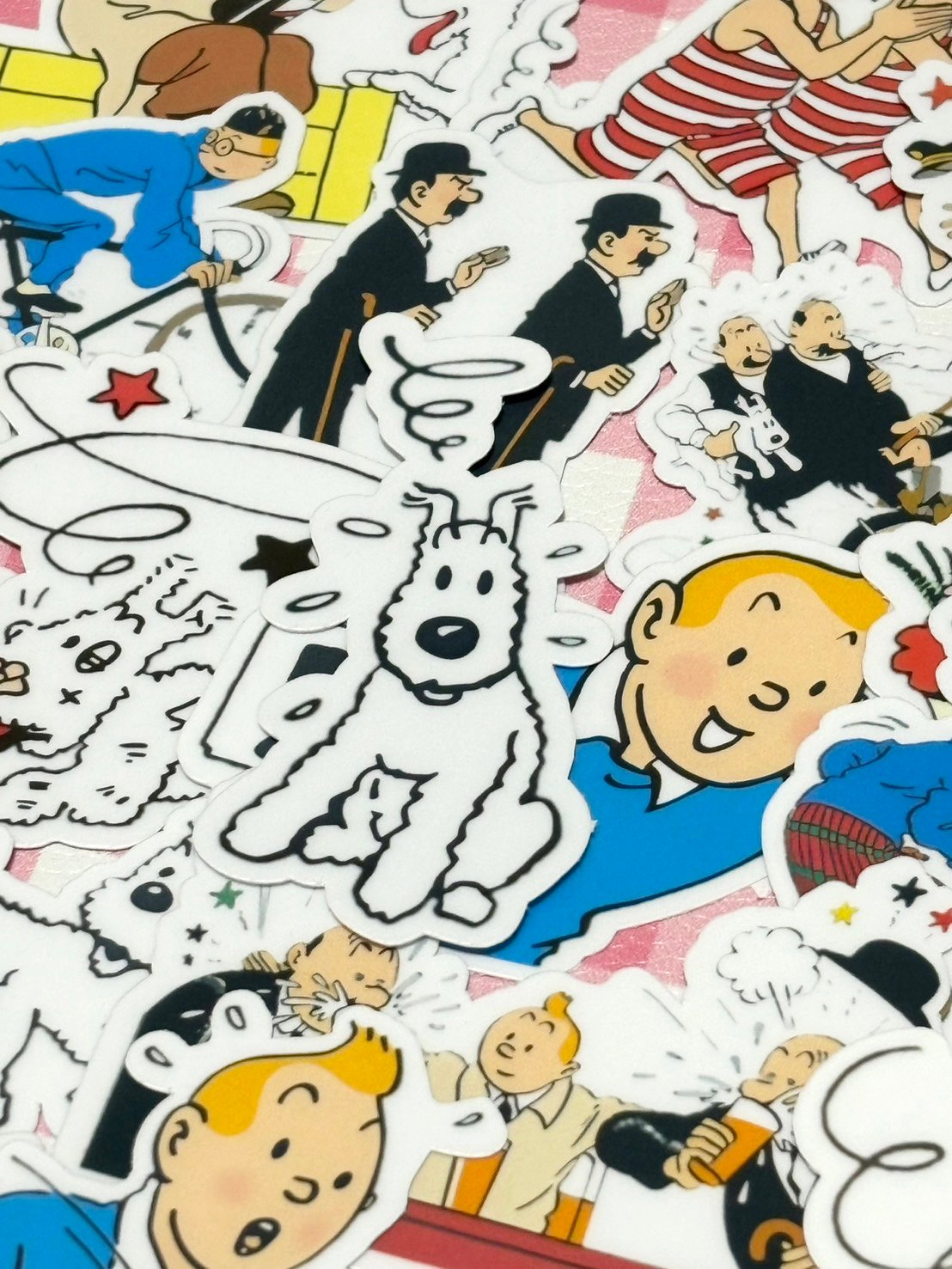 ☆20枚～32枚 タンタンの冒険 スノーウィ TINTIN 防水シール | aboo
