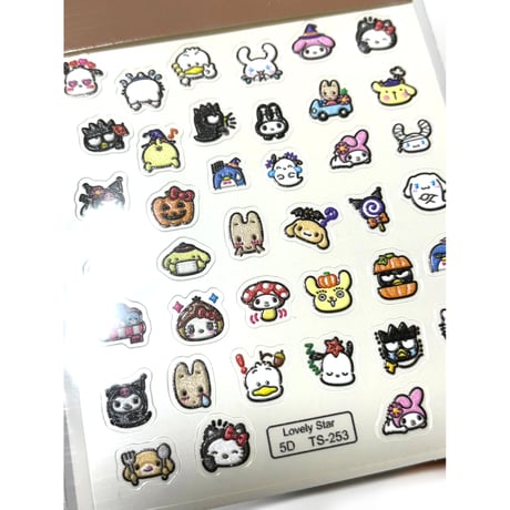 サンリオキャラクターズ★TS253　５Dネイルシール