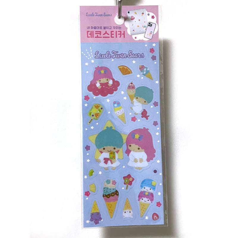 5枚セット サンリオデコステッカー シール プリン キキララ