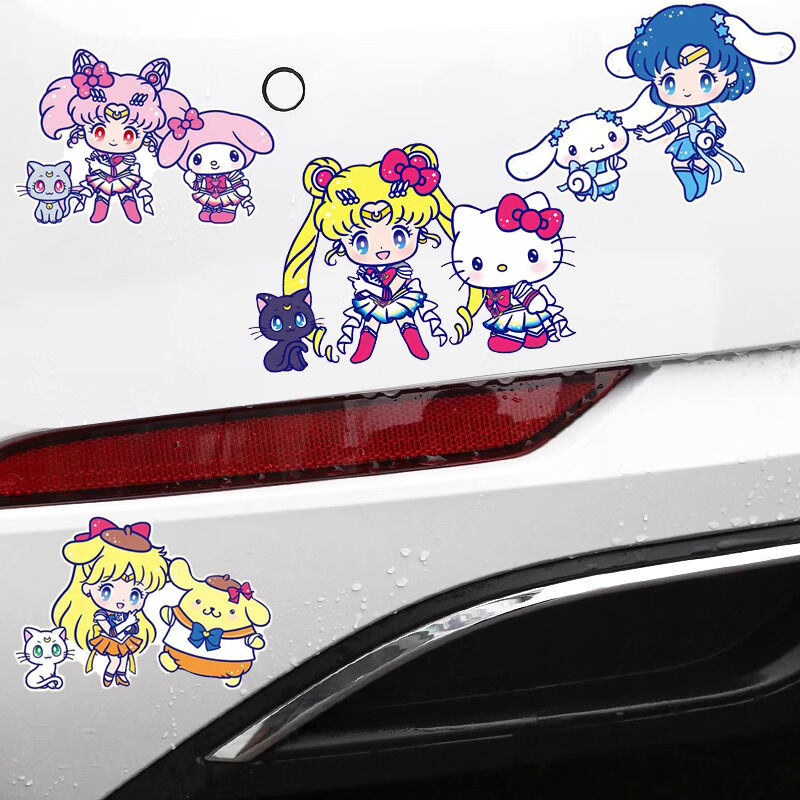 セーラームーン - セーラームーンデコレーションシール セーラームーン×サンリオ 転写シール 防水ステッカー | aboo