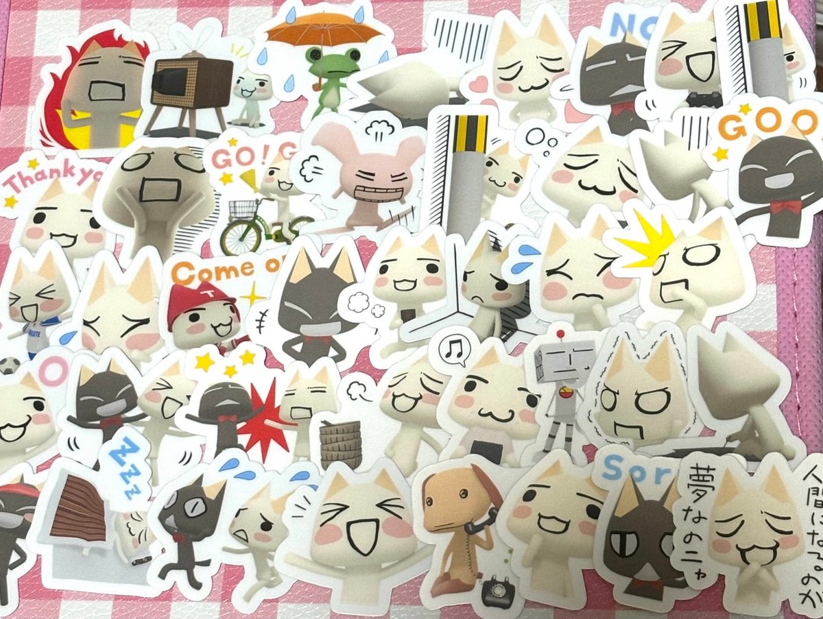 40枚 どこでもいっしょ1 トロと休日 防水ステッカー シール | aboo