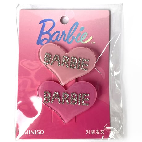 Barbie バービー　ヘアピン２個入　ハートピン　日本未入荷　希少　輸入品